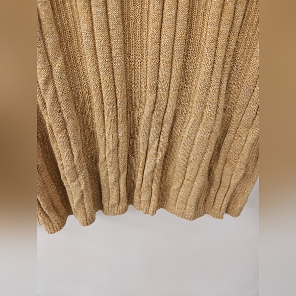 Chico's Gold Metallic Jersey - Chico's Size 2 - NWOT - Picture 3 of 9